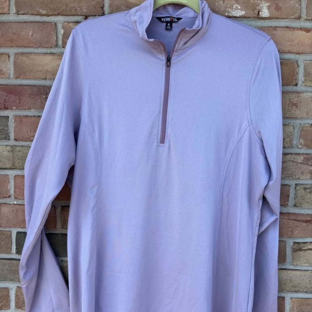 Kerrits Ice Fil® Lite Long Sleeve Riding Shirt - Lilac - XL